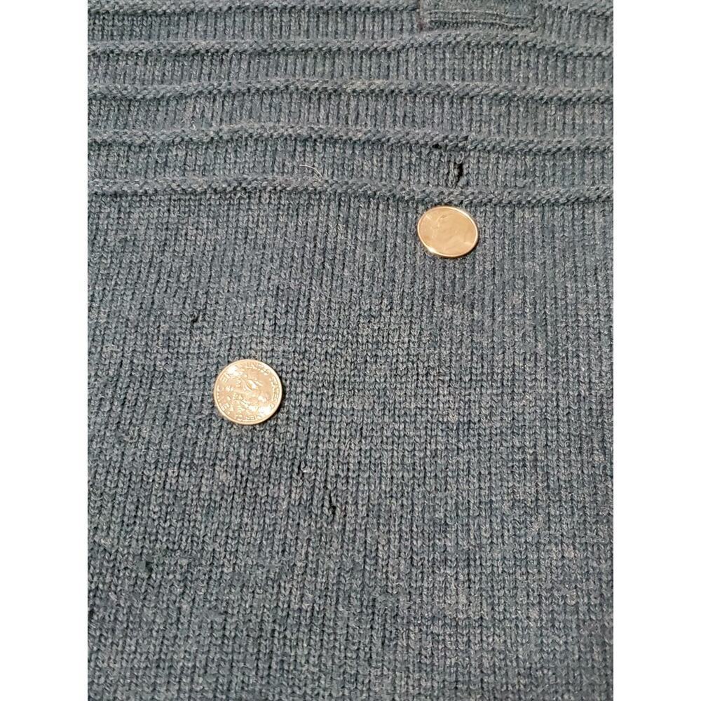 Duluth Trading Co Men’s Wool Blend Pullover Sweater XL Teal 70% Recycled Wool - Picture 4 of 13